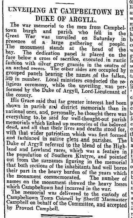 The Scotsman – Monday 22 October 1923