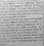 SAPPER JAMES COLVILLE