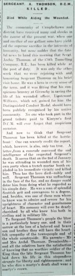 Campbeltown Courier Cutting Campbeltown Courier Cutting