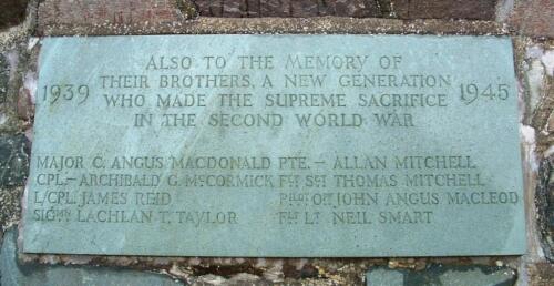 Killean And Kilchenzie War Memorial (Glenbarr)