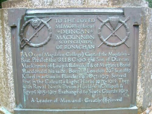 Clachan War Memorial
